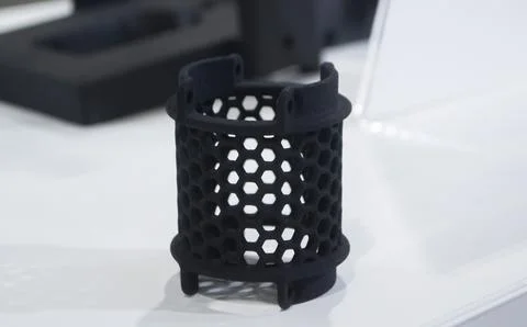 Object printed 3D printer Model printed 3D printer thermoplastic polyurethane Stock Photos