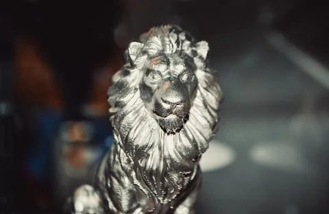 Object printed on metal 3d printer close-up. Stock Illustration