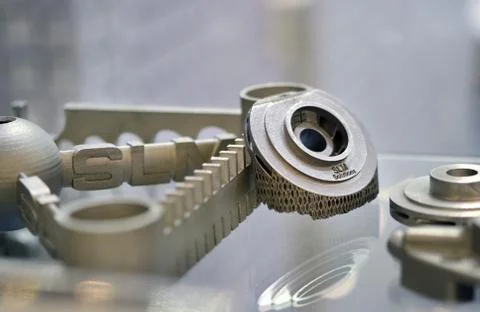 Object printed on metal 3d printer Foto stock