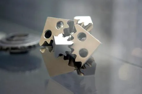 Object printed on metal 3d printer Foto stock