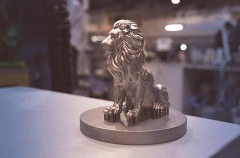 Object printed on metal 3d printer close-up Stock Photos
