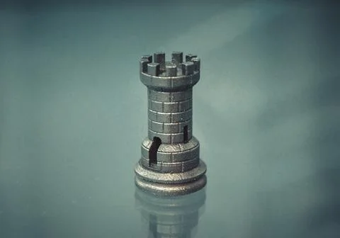 Object printed on metal 3d printer close-up. Foto stock