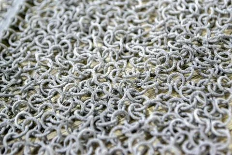 Object printed on a powder 3D printer from polyamide powder Foto stock