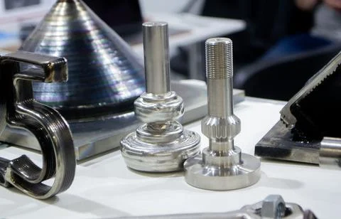 Object printing 3D printer from melting metal thread Model printed on 3D printer 스톡 사진