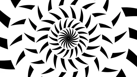 Object of rotation. Mystical and psychedelic. Video screensaver. Stock Footage 105032835