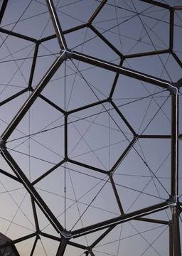 Object in the shape of a hexagon, pattern and texture on a surface object ... Stock Photos