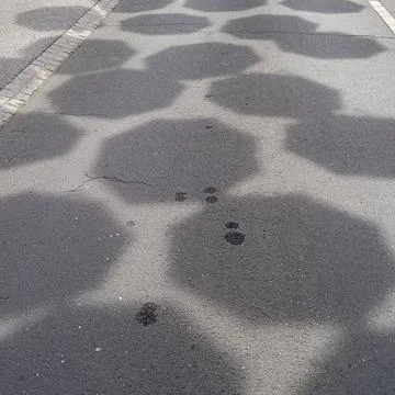  object in the shape of a hexagon, pattern and texture on a surface object... 스톡 사진