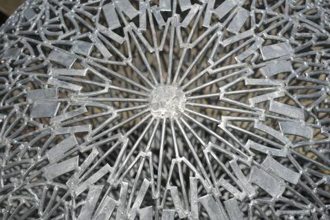  object in the shape of a star, pattern and texture on a surface object in... Stock Photos