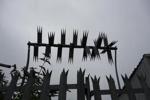 Object in a sharp or pointed shape or form Stock Photos