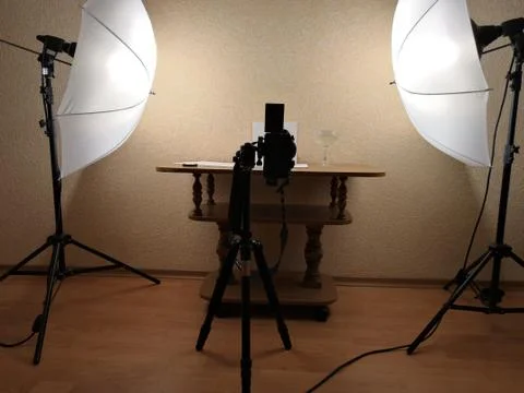 Object shooting with two lamps Stock Photos