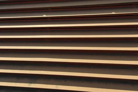 Object in straight line shape or form, pattern and texture on a surface ob... Stock Photos