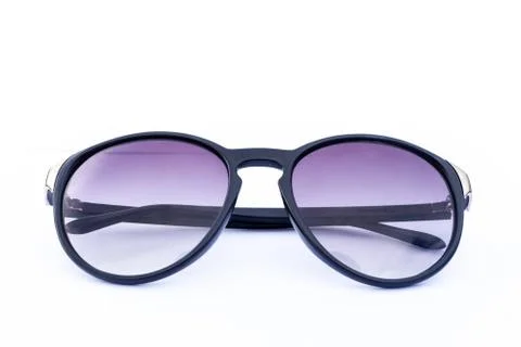 Object sunglasses isolated on the white Stock Photos