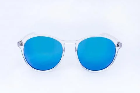 Object sunglasses isolated on the white Stock Photos