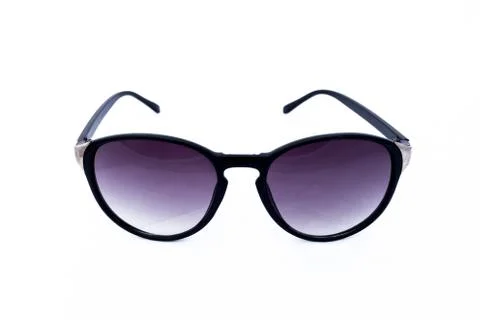 Object sunglasses isolated on the white Stock Photos