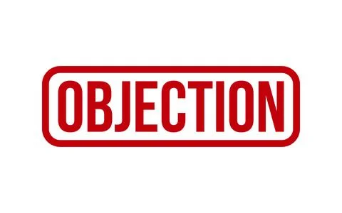 Objection Stamp. Objection Rubber grunge Stamp Seal Stock Illustration