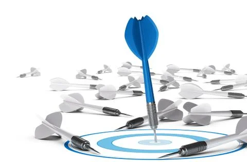 Objective Attainment Concept Stock Illustration