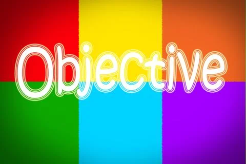 Objective concept Stock Illustration