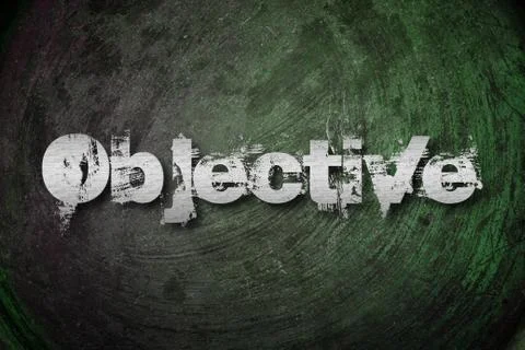Objective concept Stock Illustration