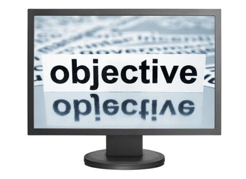 Objective Stockfoto's