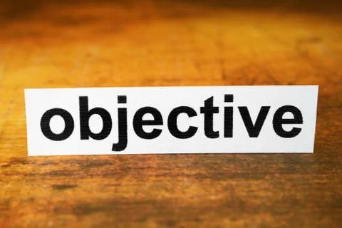 Objective Stock Photos