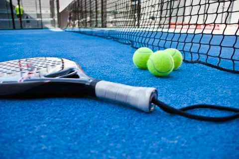 Objectos of a paddle tournament Stock Photos