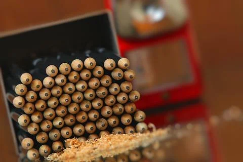 Objects and industry Foto stock