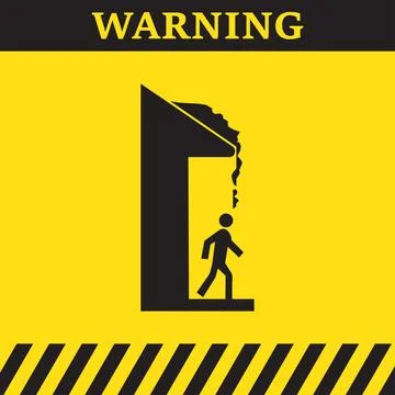 Objects are falling Stock Illustration
