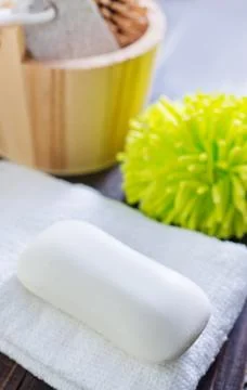 Objects for bath Stock Photos