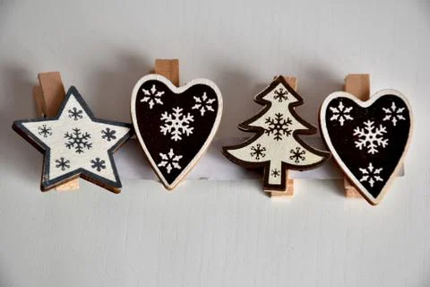 Objects for Christmas decorations 스톡 사진