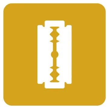 Objects collection: razor blade Stock Illustration