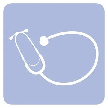 Objects collection: Stethoscope Stethoscope icon. Vector availabe Copyrigh... Stock Photos