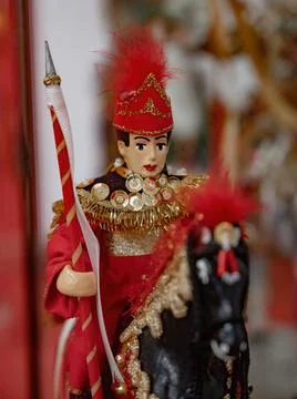 Objects commemorating the Adoration of the Magi Stock Photos