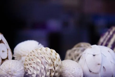 Objects to decorate the table Stock Photos