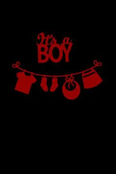 Objects made in red, design objects, love, cupid, wedding, child birth Illustrazione stock