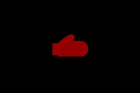 Objects made in red, Design objects Illustrazione stock