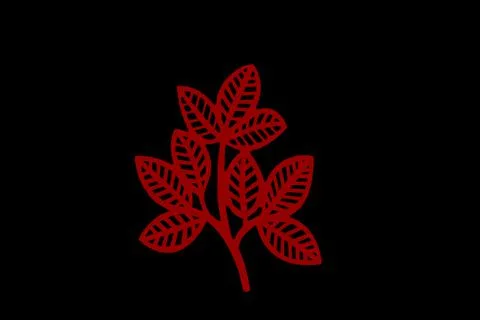 Objects made in red, Design objects Stock Illustration