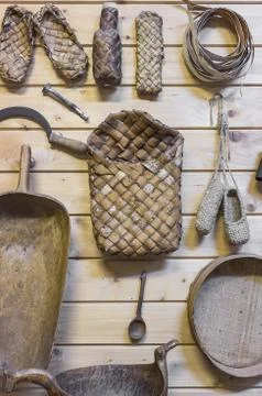 Objects peasant way of life Stock Photos