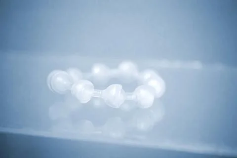 Objects photopolymer printed on a 3d printer. Foto stock