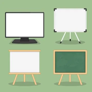 Objects for Presentation Stock Illustration