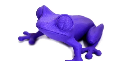 Objects printed by 3d printer Isolated on white background. Stock Footage 149409210