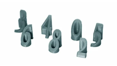 Objects printed by 3d printer Isolated on white background Stock Footage 151880746