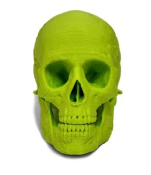 Objects printed by 3d printer Isolated on white background. Stock Photos