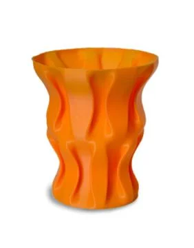 Objects printed by 3d printer Isolated on white background. Stock Photos