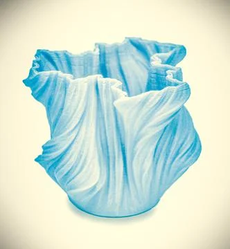 Objects printed by 3d printer Isolated on white background Stock Photos