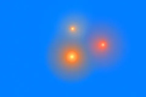 Objects rotating in the sky Stock Footage 8560283