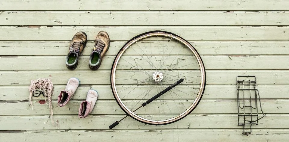 Objects Stuck to a Wall Stock Photos