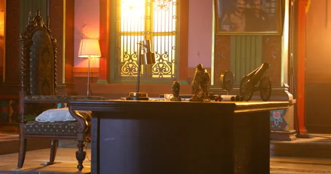 Objects on a table Stock Footage 303949318