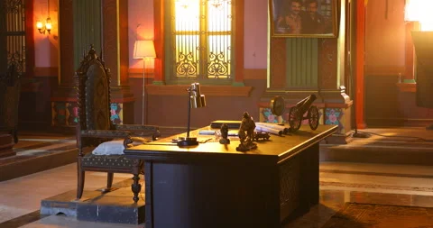 Objects on a table Stock Footage 303949549