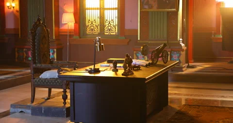 Objects on a table Stock Footage 303949633