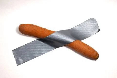 Objects Taped to Wall Stock Photos